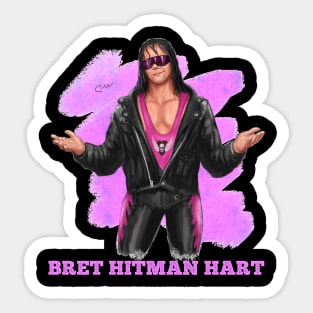 Smile Of Bret Hitman Hart Sticker